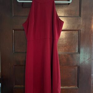 Lulu's Chic Red Backless Dress